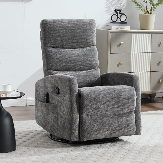 Heat Massage Recliner Chair With Swivel Rocker and Heat - Omega Lifestyles