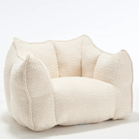 Chenille Bean Bag Chair With Resilient Foam - Omega Lifestyles
