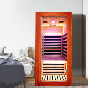 Wooden Infrared Sauna Room With Bluetooth Speakers - Omega Lifestyles