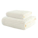 70X140Cm Large Towel Modern Waffle Bath Towel Set Quick Drying Knit Fabric Plaid Pattern Soft Absorbent Cotton Solid Color