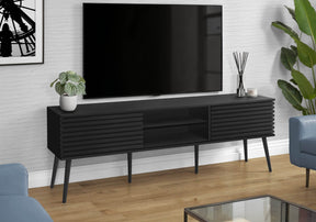 Contemporary Solid Wood 72-Inch TV Stand Console - Omega Lifestyles