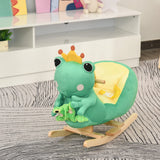 Plush Kids Ride-On Frog Rocking Chair With Music - Omega Lifestyles