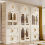 Folding Plastic Wardrobe Cabinet With Wheels and Hangers - Omega Lifestyles