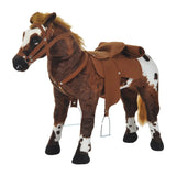 Plush Sound-Making Ride-On Horse Toddler Toy - Omega Lifestyles