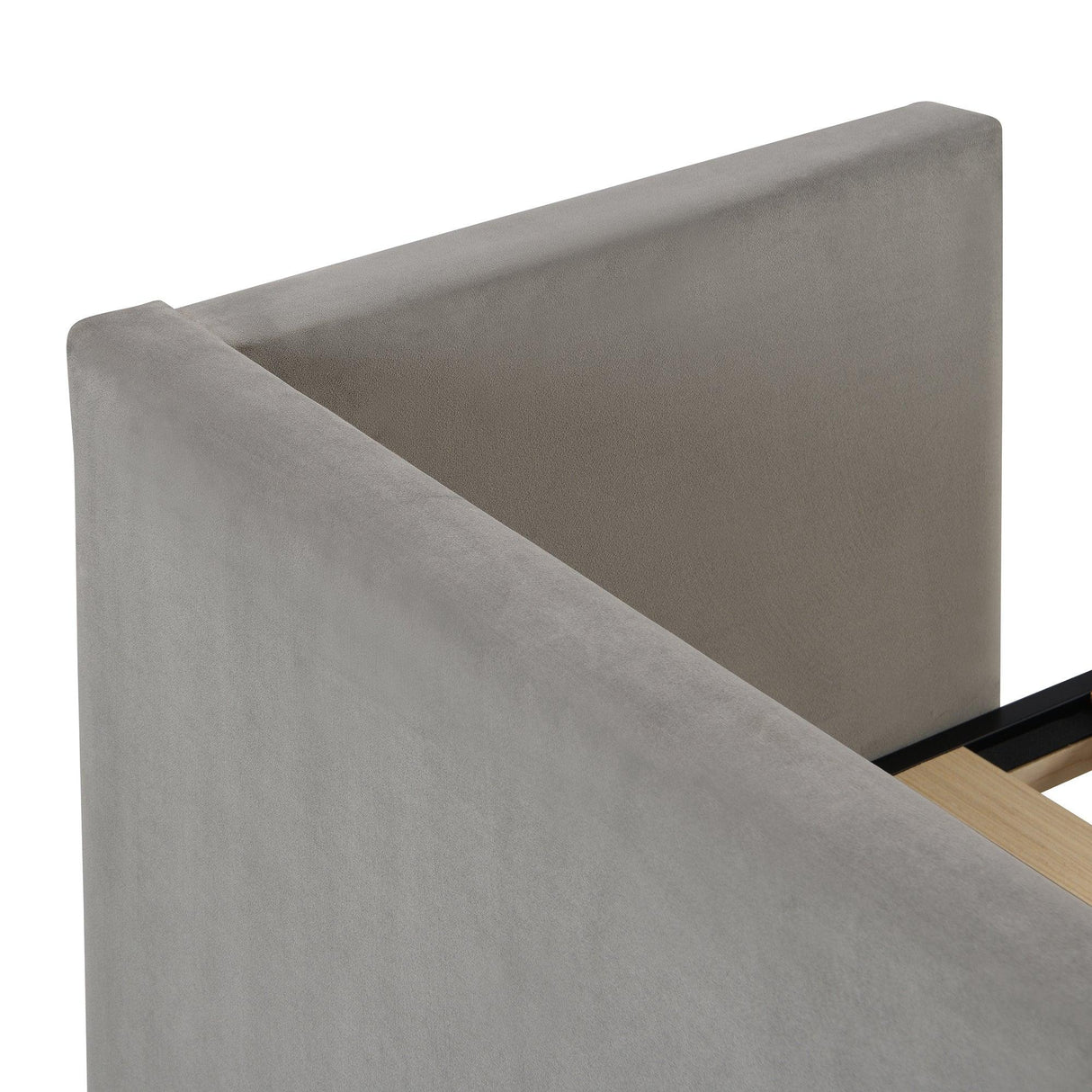 Twin Upholstered Velvet Daybed With Pop Up Trundle - Omega Lifestyles