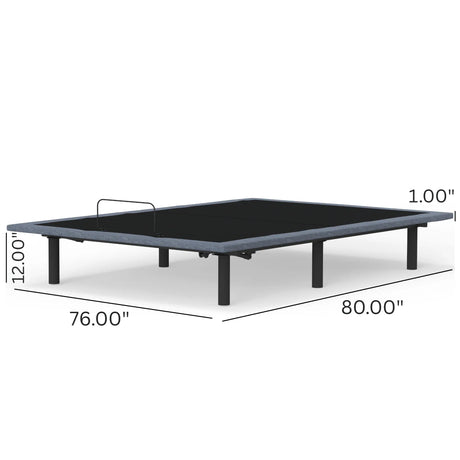King Adjustable Bed Base With Dual 3-Level Massage - Omega Lifestyles