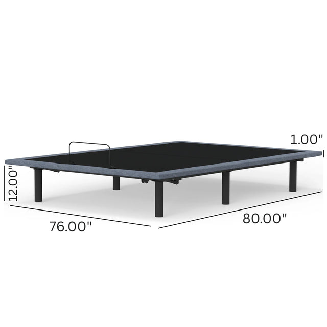 King Adjustable Bed Base With Dual 3-Level Massage - Omega Lifestyles