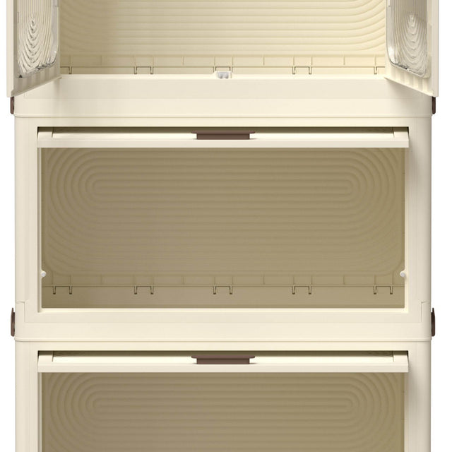 Portable Cream White Magnetic Door Closet Organizer - Omega Lifestyles
