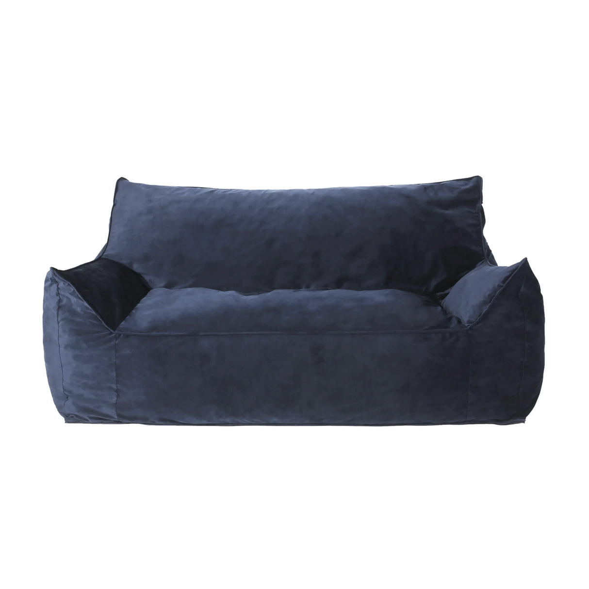 Oversized Velvet Foam Filled 2-Seater Bean Bag Chair - Omega Lifestyles