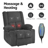 Power Lift Massage Heat Recliner Chair With USB Ports - Omega Lifestyles