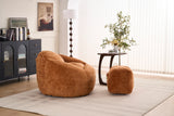 Extra Soft Chenille Memory Foam Bean Bag Chair - Omega Lifestyles
