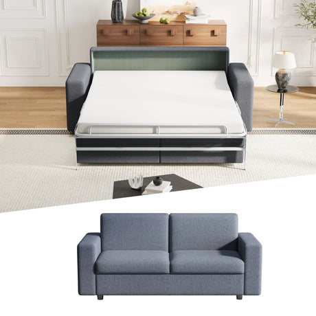 Full-Size Sleeper Sofa With Memory Foam Mattress - Omega Lifestyles