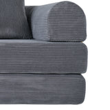 Foldable 3-Seat Soft Memory Foam Sofa Bed With Pillows - Omega Lifestyles