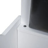 Twin Race Car-Shaped Wood Platform Bed With LED - Omega Lifestyles