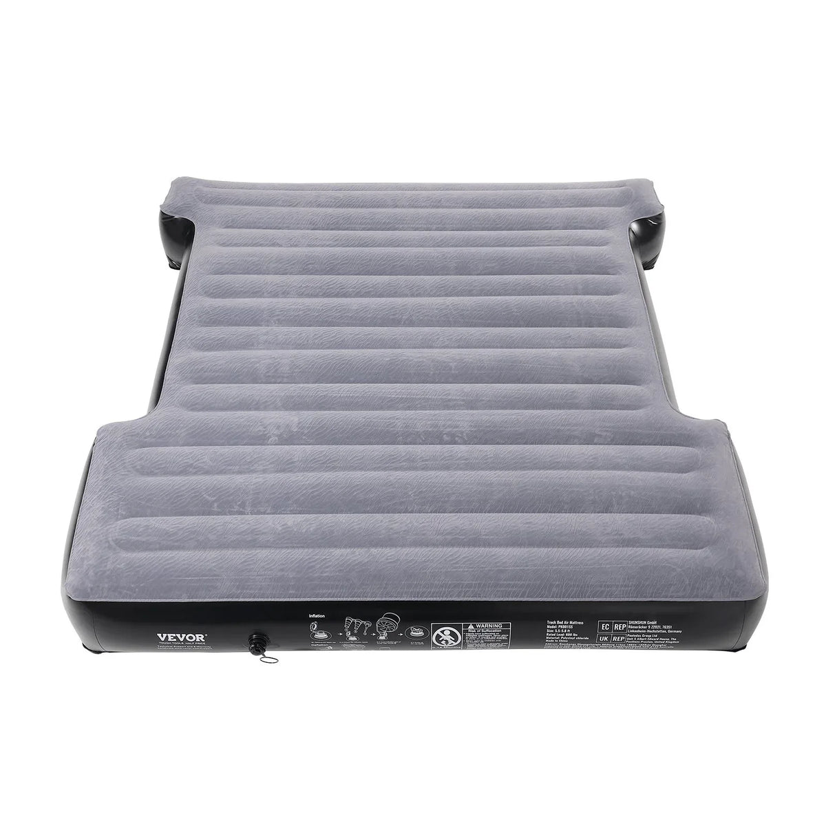 Full Size Truck Bed Inflatable Air Mattress With Pump - Omega Lifestyles