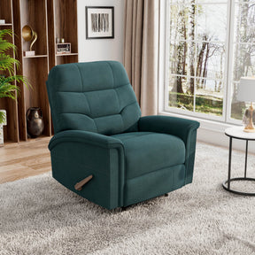 Wall Hugger Manual Handle Polyester Upholstered Recliner Chair - Omega Lifestyles