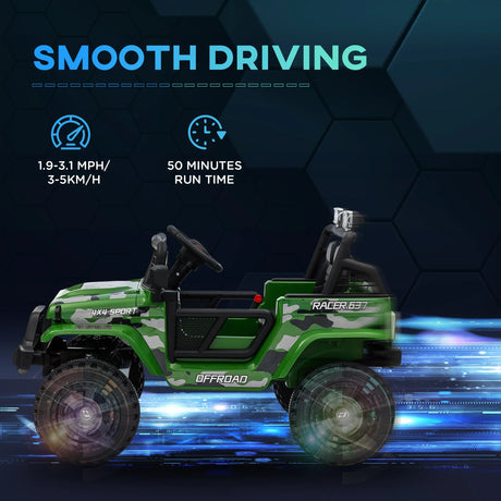 12V Dual Motor Kids Electric Ride-On Car With Remote - Omega Lifestyles