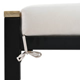 5-Piece Acacia Wood Iron Frame Patio Furniture Set - Omega Lifestyles