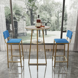 Three Piece Bar Table And Chairs Set With Storage - Omega Lifestyles