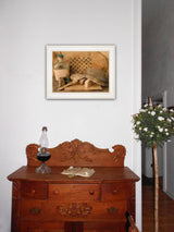 Ready to Hang Multicolor Vintage Apple Cider Framed Print - Omega Lifestyles