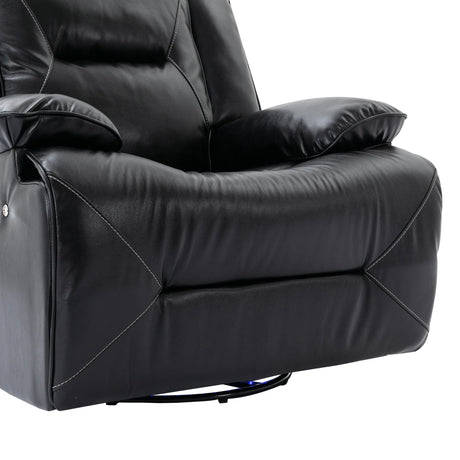 2-Seater Manual Recliner Chair With LED Light Strip - Omega Lifestyles