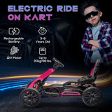Electric Kids Go Kart With Adjustable Speed And Backrest - Omega Lifestyles