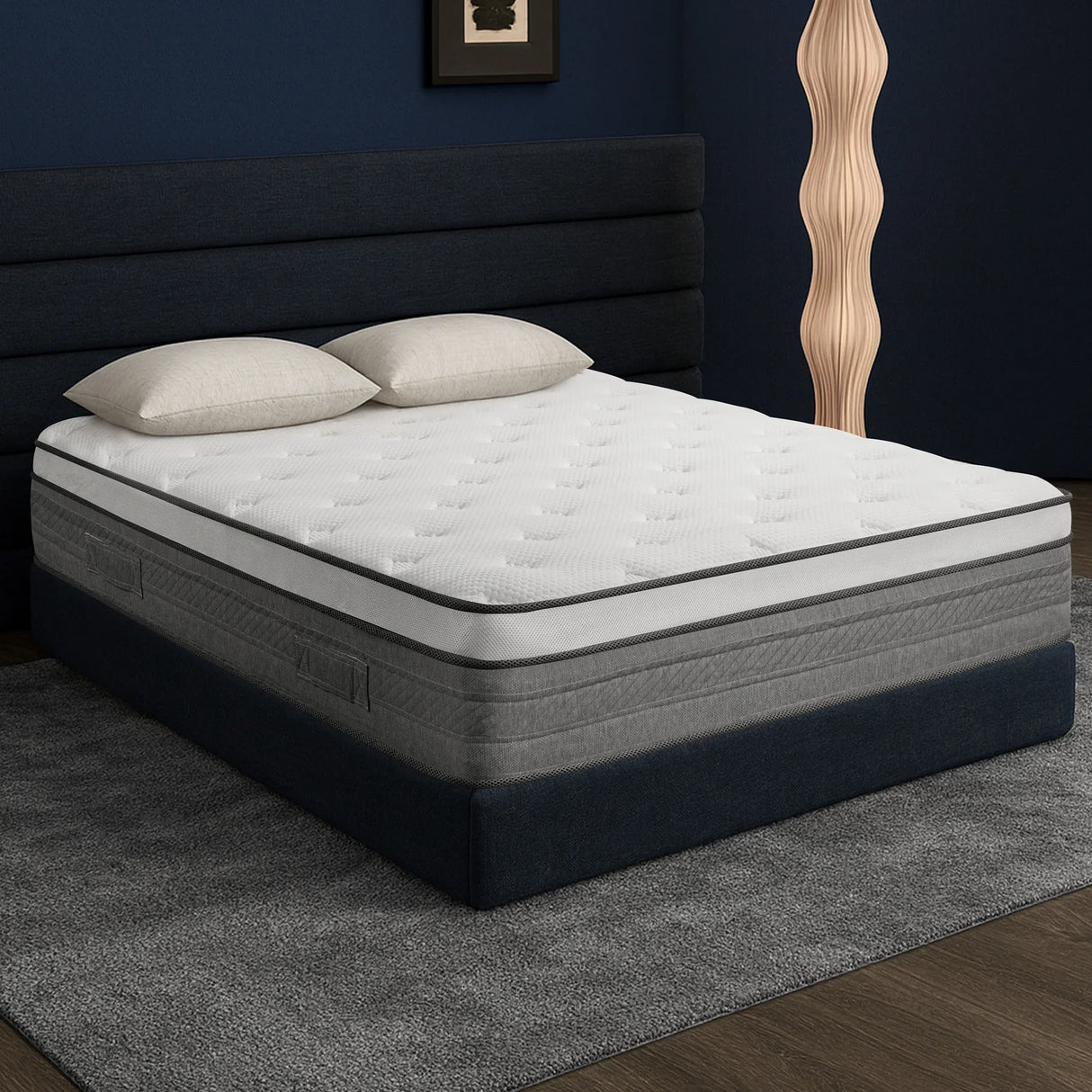 Medium 10-Inch Cooling Gel Hybrid Full Mattress - Omega Lifestyles