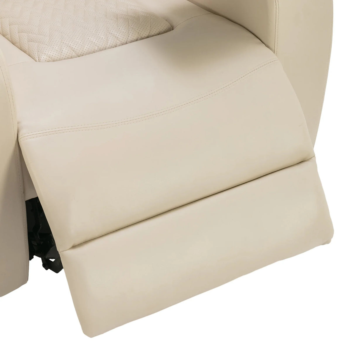 Power PU Leather Recliner Chair With Tray Table USB Port - Omega Lifestyles