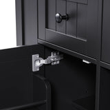 Large Kitchen Island Storage Cart With Bar Stools and Power Outlet - Omega Lifestyles