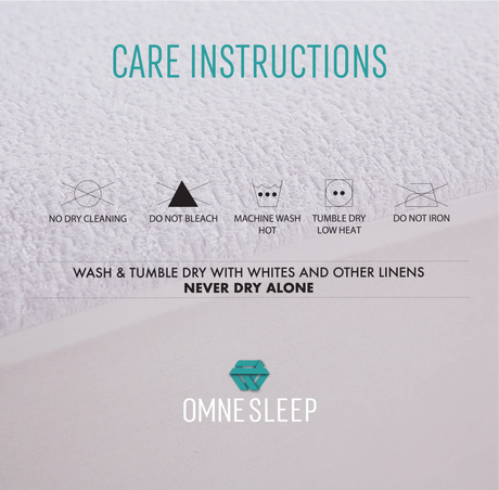 California King Premium Waterproof Cotton Mattress Protector - Omega Lifestyles