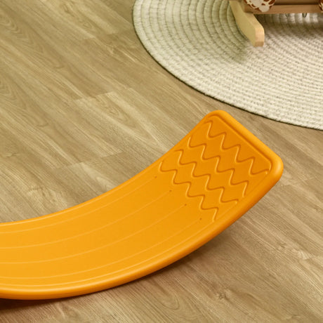 Kids Orange Plastic Balance Board Wobble Rocker Toy - Omega Lifestyles