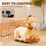 6V Battery Powered Electric Ride-On Pony With Music - Omega Lifestyles