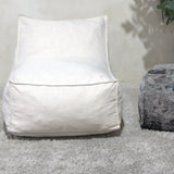 Water Resistant Foam Filled Khaki Bean Bag Chair - Omega Lifestyles
