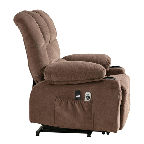 Power Electric Soft Massage Lift Lounge Chair With Heating - Omega Lifestyles