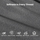 Modern 7-Seater U-Shaped Modular Memory Foam Sofa - Omega Lifestyles