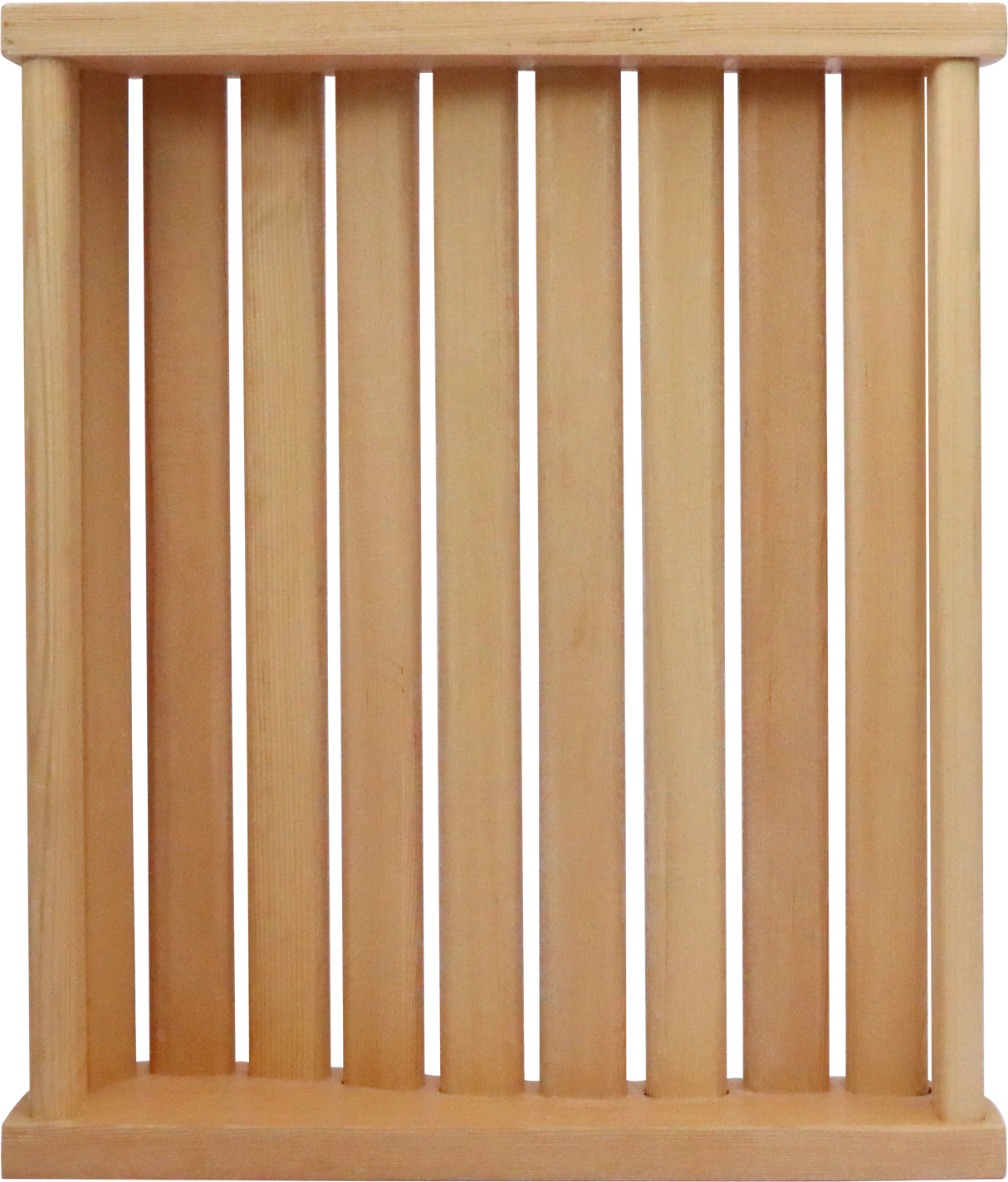 Ergonomic Solid Wood S-Shaped Sauna Backrest - Omega Lifestyles