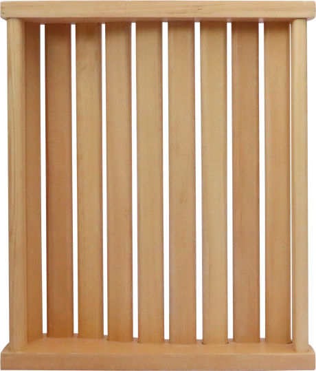 Ergonomic Solid Wood S-Shaped Sauna Backrest - Omega Lifestyles