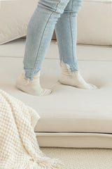 Foldable Corduroy Convertible Sofa Bed With Lumbar Pillow - Omega Lifestyles