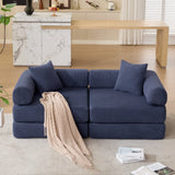 Modular Folding Convertible Corduroy Sofa Bed - Omega Lifestyles