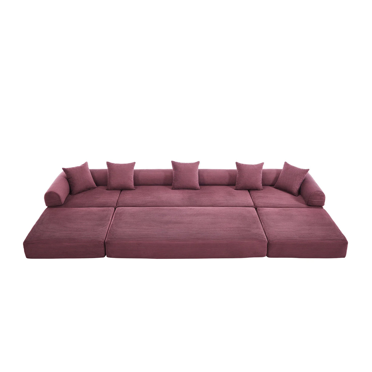 Convertible Corduroy Folding Memory Foam Sofa Bed - Omega Lifestyles