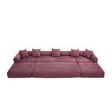 Convertible Corduroy Folding Memory Foam Sofa Bed - Omega Lifestyles