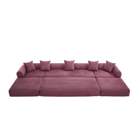 Convertible Corduroy Folding Memory Foam Sofa Bed - Omega Lifestyles