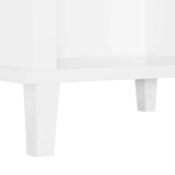 Pink MDF Wooden Nightstand With Drawer And Shelf - Omega Lifestyles