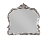 Antique Platinum Synthetic Wood Wall Mirror 43x36-Inch - Omega Lifestyles
