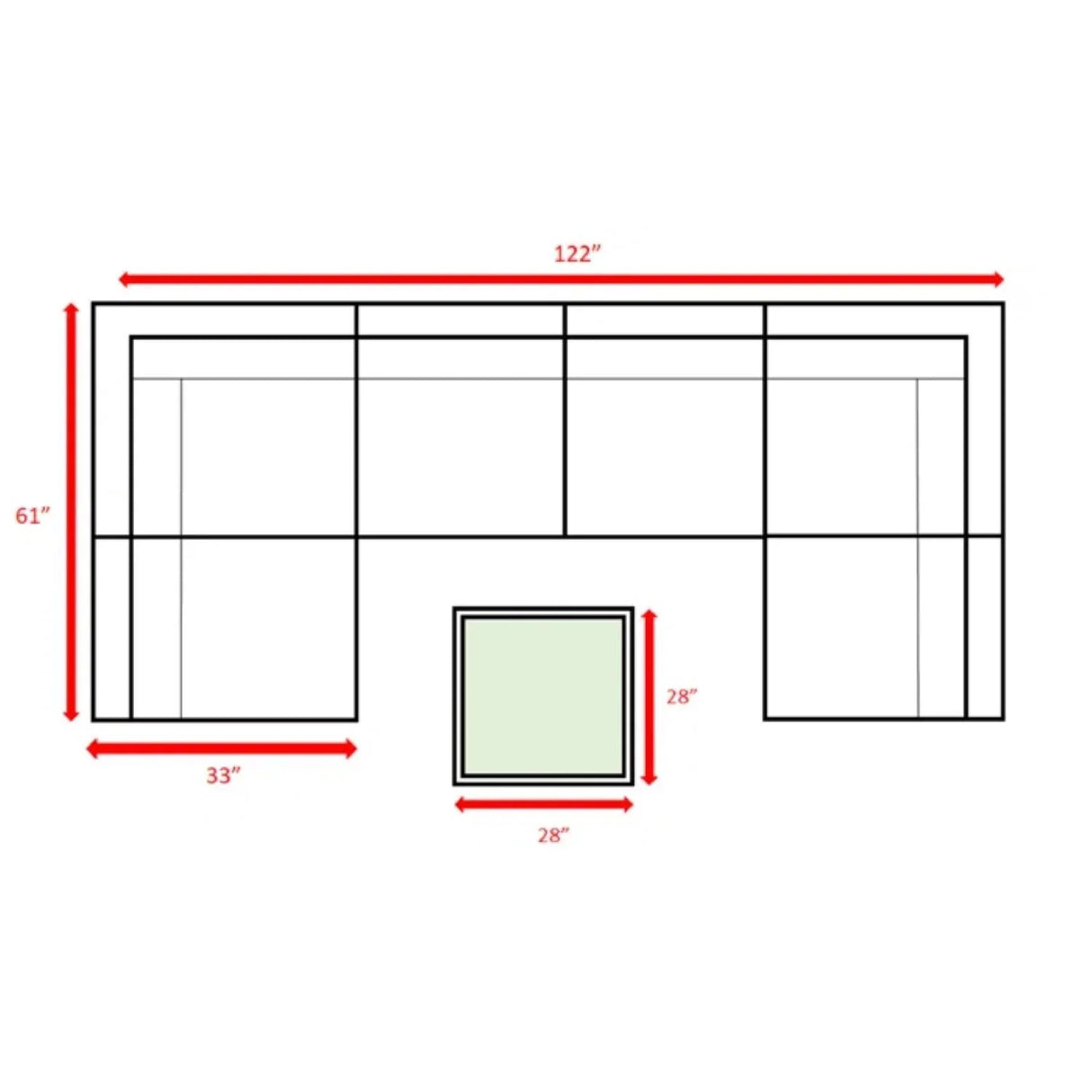 7-Piece Modern Weather-Resistant Wicker Outdoor Conversation Set - Omega Lifestyles