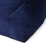 Oversized Velvet 2-Seater Foam Filled Bean Bag Chair - Omega Lifestyles