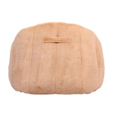 High Density Foam Brown Faux Fur Beanbag Chair - Omega Lifestyles
