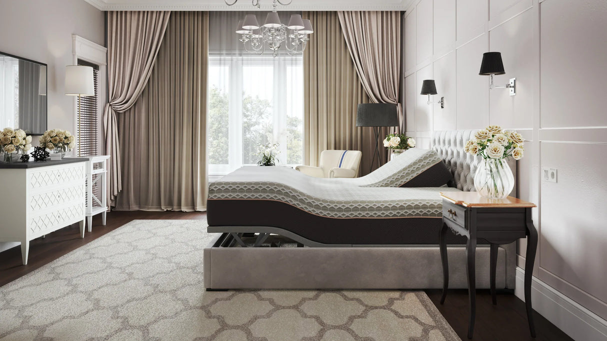 Soft 14-Inch Copper Lux Hybrid Split Top King Mattress - Omega Lifestyles