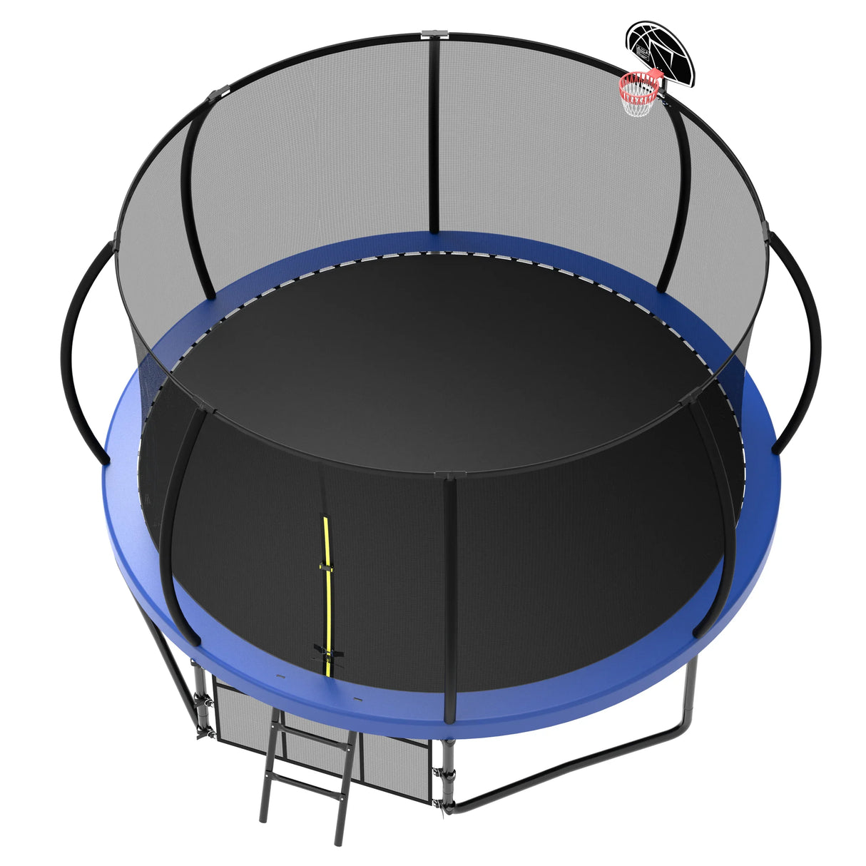 12-Foot Pumpkin Style Kids Trampoline With Safety Net - Omega Lifestyles
