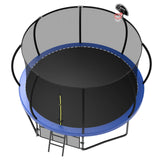 12-Foot Pumpkin Style Kids Trampoline With Safety Net - Omega Lifestyles